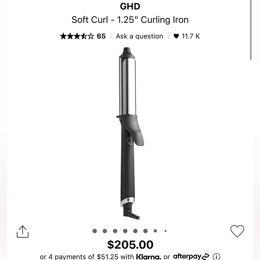 GHD - Soft Curl - 1.25" Curling Iron